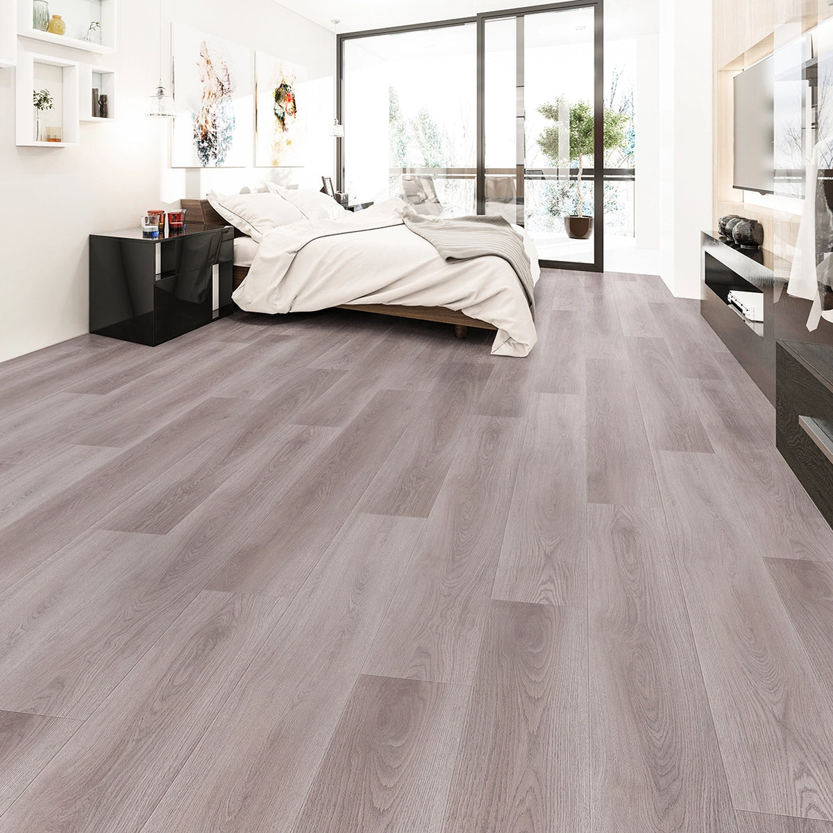 Heather Grey Large Plank 48 x 7.25" | Luxury Flooring For Every Home